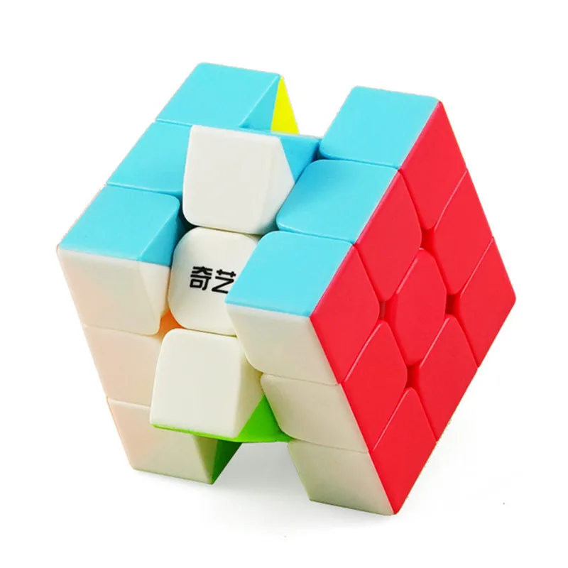 Qiyi Warrior S 3x3 Magic Cube Colorful Stickerless Speed Cube Antistress 3x3x3 Learning Educational Puzzle 3x3 Cubo Magico Toy