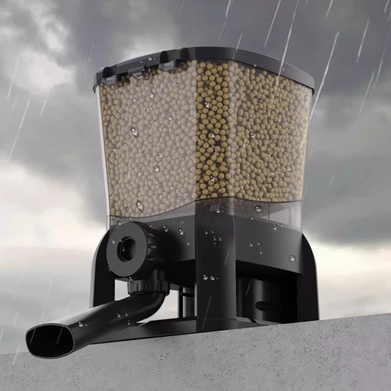 

Automatic feeder Outdoor fish pond fish pond timed feeder Large capacity bait feeder