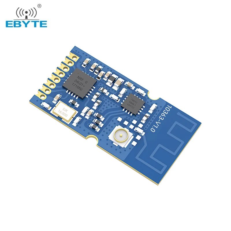 NRF24L01P Modul Nirkabel EBYTE E01-ML01SP2 2.4GHz 20dBm IOT Komponen Elektronik Transceiver Jarak Jauh PA LNA