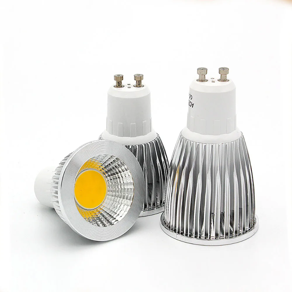 Ledowa żarówka reflektorowa GU10 światło LED 85-265V AC 3W 5W 7W Led GU10 światło lampa COB LED GU10 światło LED Super jasne