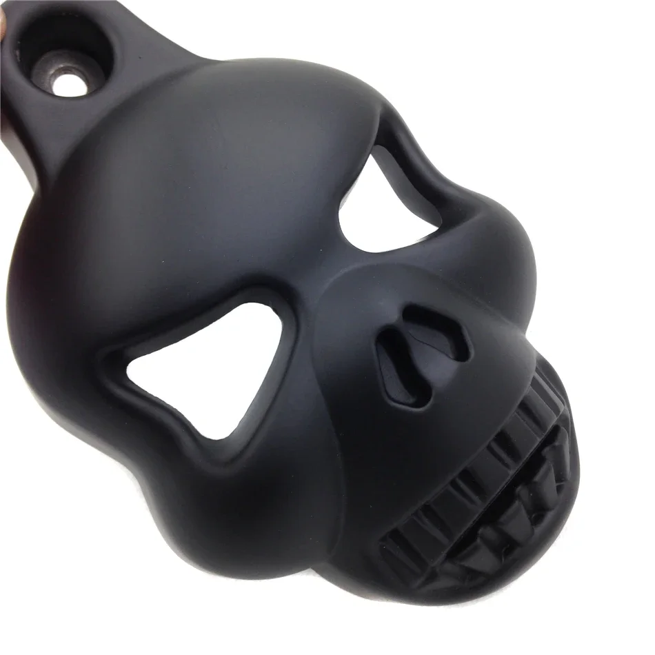 

Aftermarket Free Shipping Motorcycle Parts Skull Horn Cover for Harley Davidson Big Twins V-Rods Stock Cowbell 1992-2020 BLACK