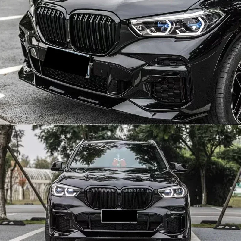 New！ For BMW x 5 G05 Black Warrior MP Sport with front lip rear lip top wing rear wing and stick side skirt 2019 2020 2021 2022