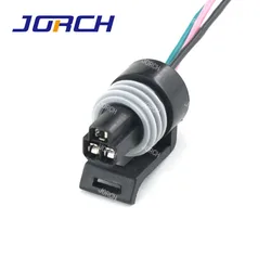 1set 3 Pin Waterproof Automotive Oil Fuel Pressure Sensor Wire Harness Connector With 20cm Cable 12110192 12065287 12078090