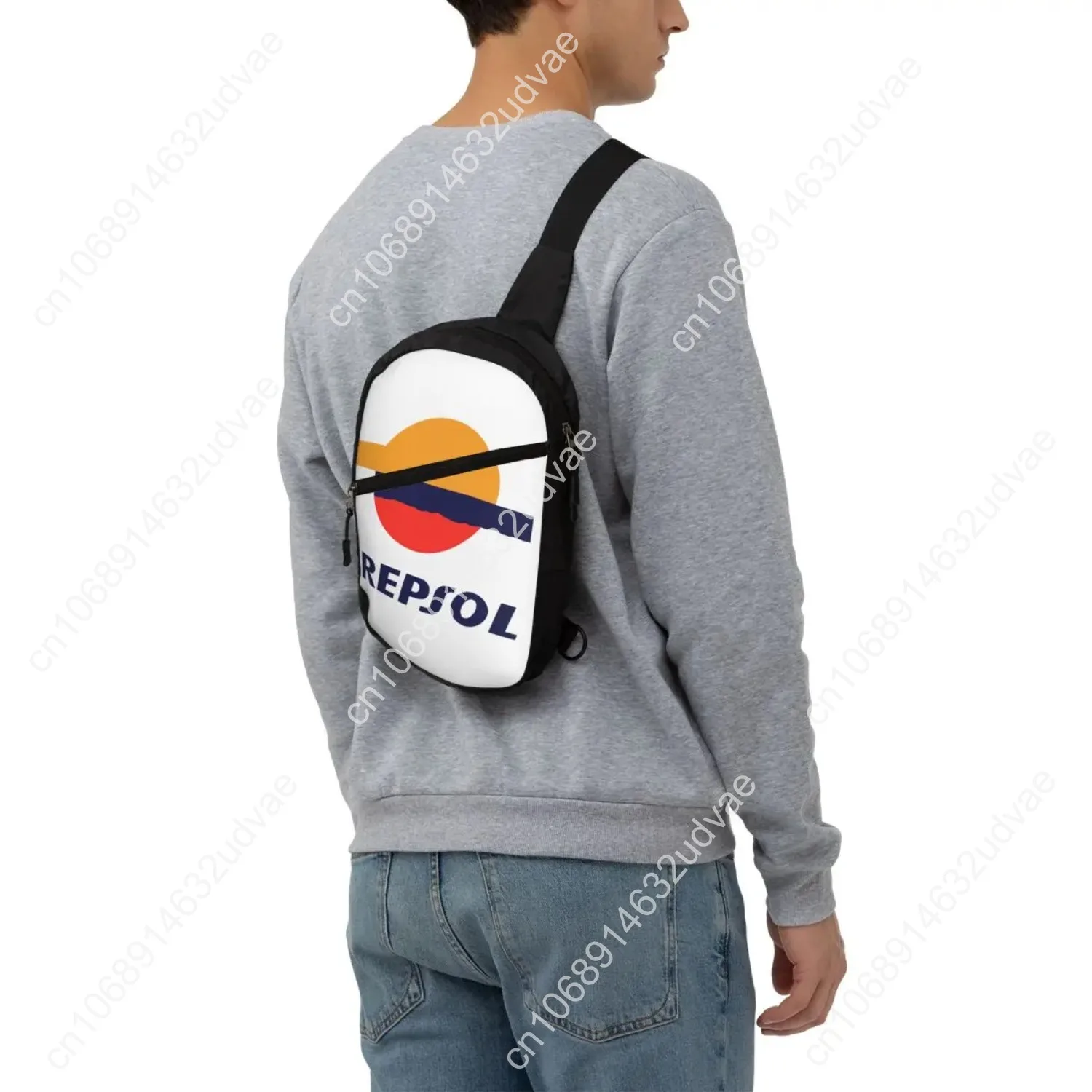 Personalized Womens Mens Crossbody Bag Chest Sling Backpack Custom Shoulder Bag Travel Backpack