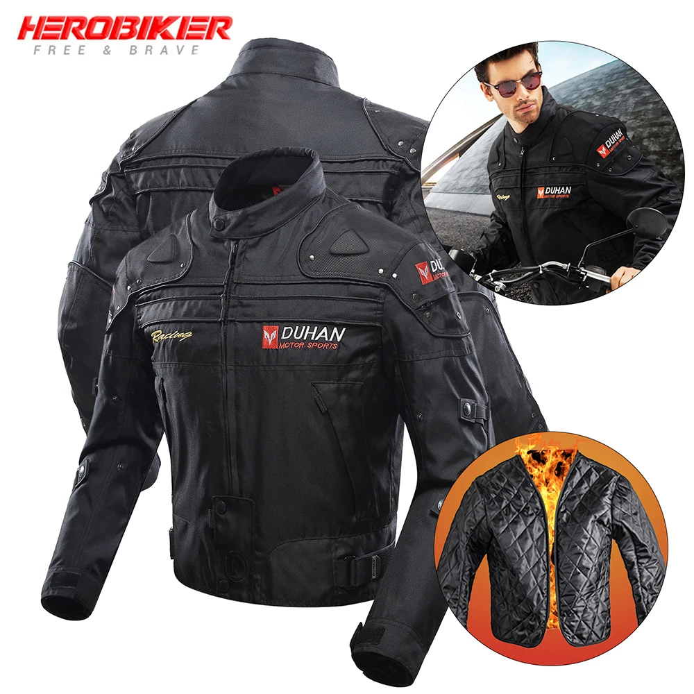 

Winter Off-road Riding Jacket Motorcycle Riding Jacket Waterproof Windproof Warm Men's Outdoor Sports Protective Jacket