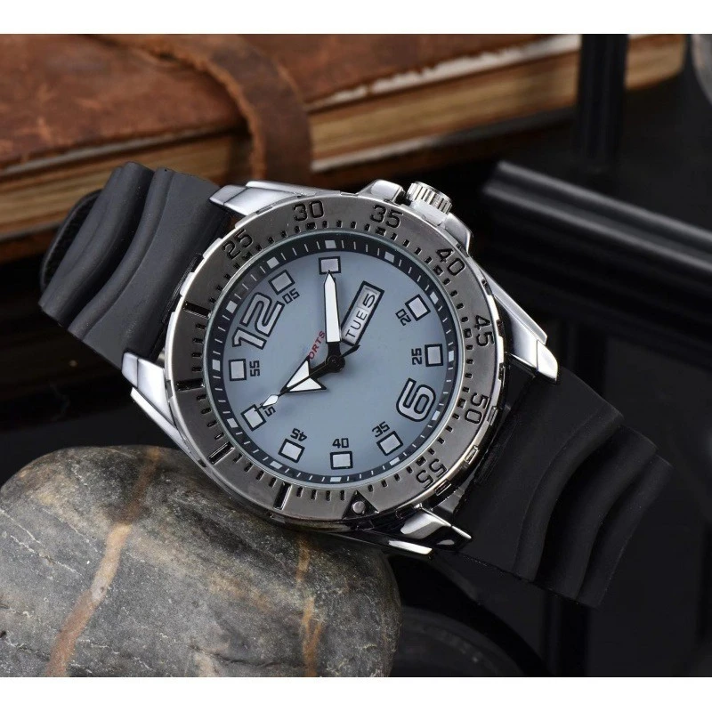 2026 جديد مصمم فاخر أصلي للرجال الهيب هوب ساعة كبيرة الطلب التقويم تاريخ الراقية حركة كوارتز جودة عالية