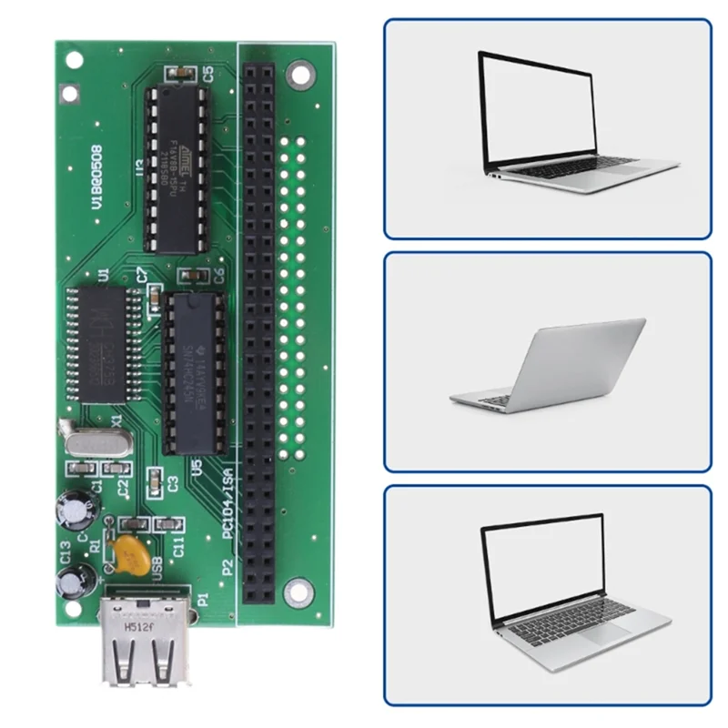 AA08-PC104 To USB Adapter Card PC104-USB Plate For Industrial Control Computer System Data Exchange