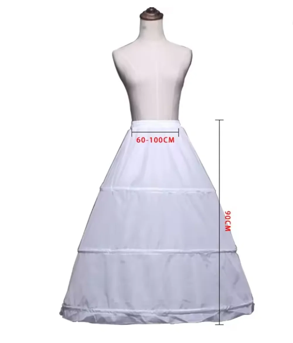 Anágua de casamento de noiva, vestido de baile, crinolina, saia deslizante, vestido de baile, anáguas