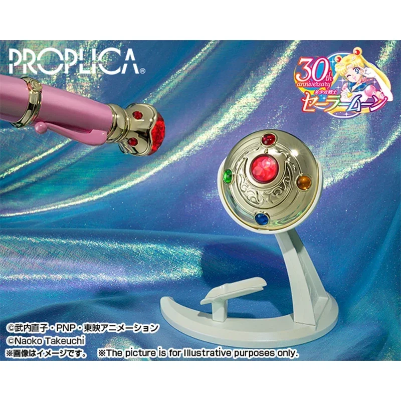 In Stock Original BB Bandai PROPLICA Moon Stick Transformation Broochdisguise Pen Crystal Star Figure Anime Sailor  Model