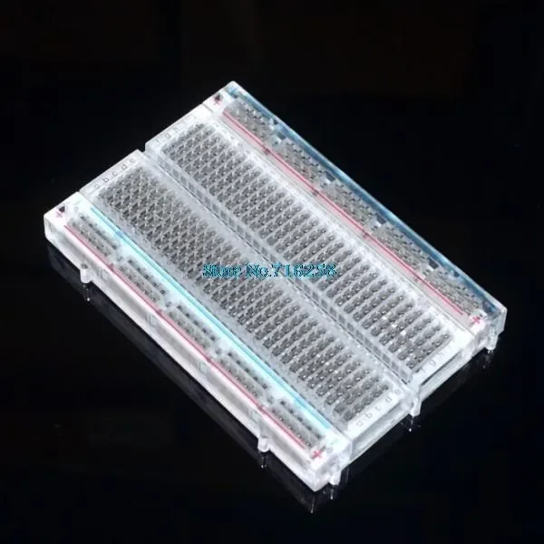 

Crystal !400 Tie-Point Solderless Breadboard mini bread plate 83X55 mm Crystal Breadboard