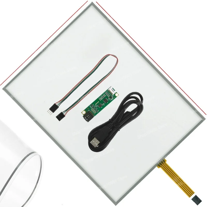 

12.1inch 4 Wire Touch Screen Panel with USB Controller Kit 260*200mm Foldable Flexible Film Soft Touch Screen Support win7 win8
