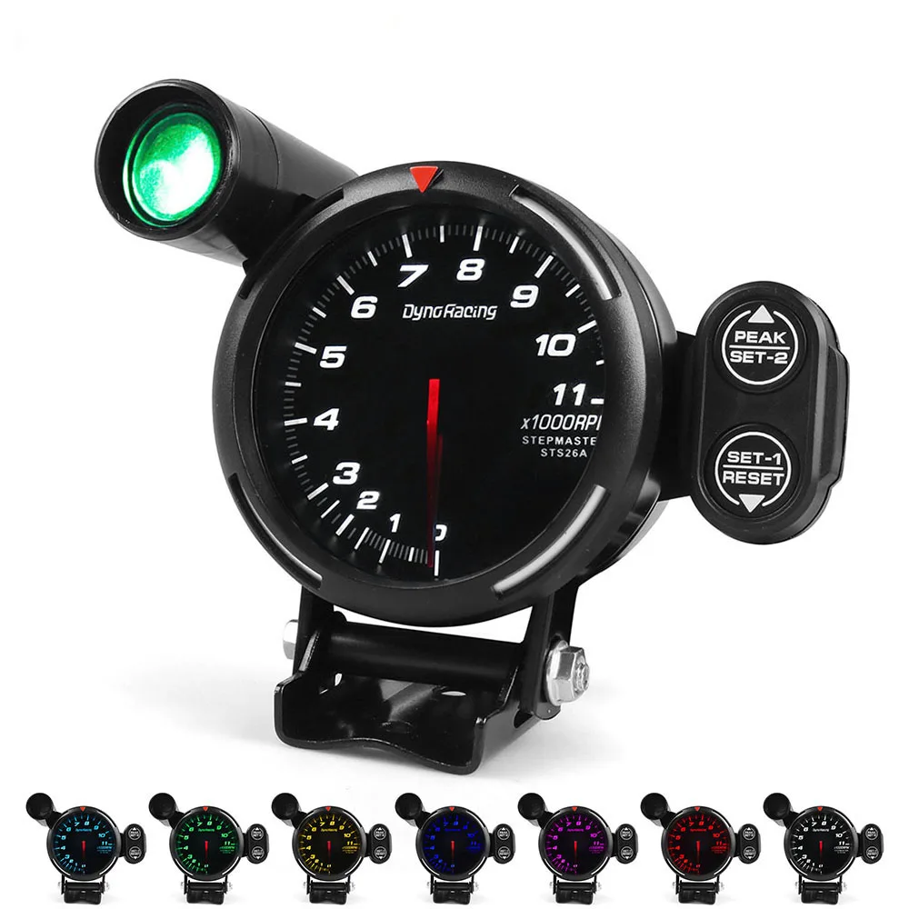 

3.75-Inch 80MM Modified High-Speed Stepper Motor Speed Strap Self-Test LED Racing Instrument Panel