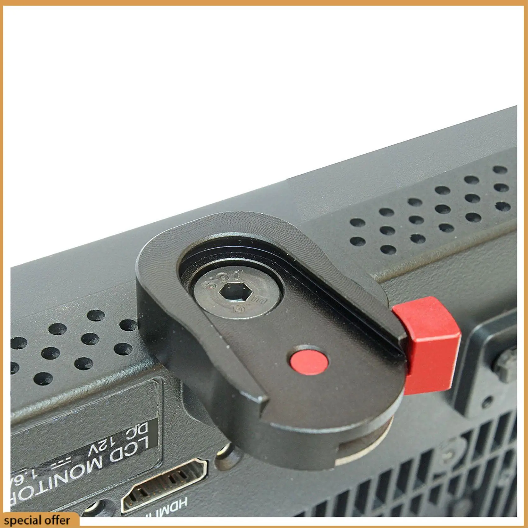 

A68Z 2X Professional 1/4Inch Mini Quick Release Plate System For Any Tripod, Articulated Arm Mount With To 4 Lb Capacity