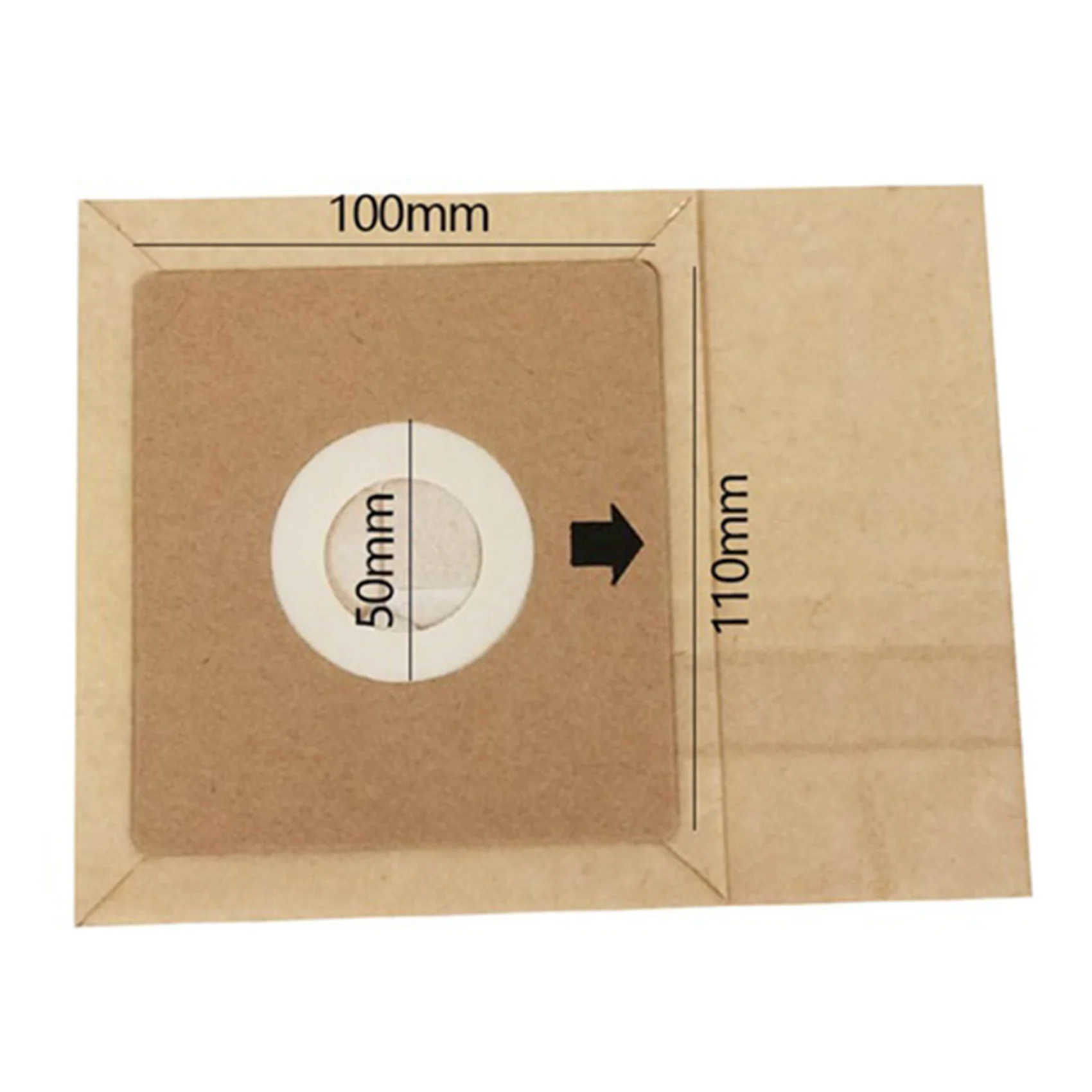 New 5Pcs for Electrolux/Philips/Sharp/Samsung/Pensonic Vacuum Cleaner Replacement Paper Dust Bags 110mmx100mm