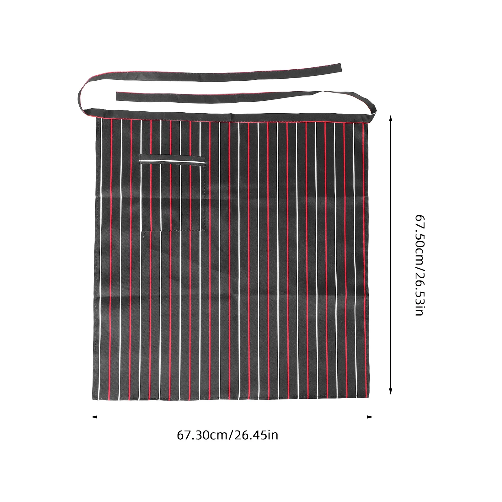 요리사용 반허리 앞치마 호텔 레스토랑 방수 기름방지 작업복 주머니 포함 요리 베이킹 서빙 주방 앞치마