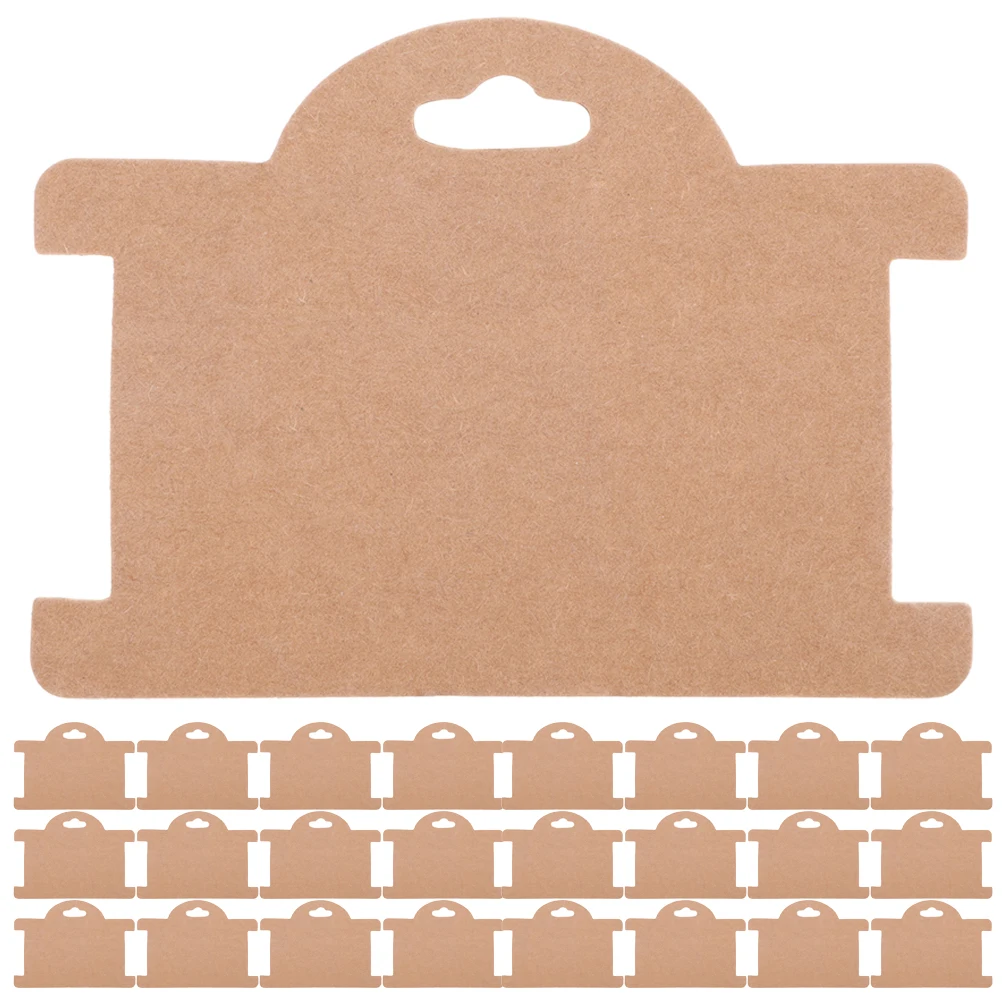 

50pcs Bracelet Display Cards for Selling Jewelry Necklace Packaging Chocolate Handmade Paper Earring Storage Accessories