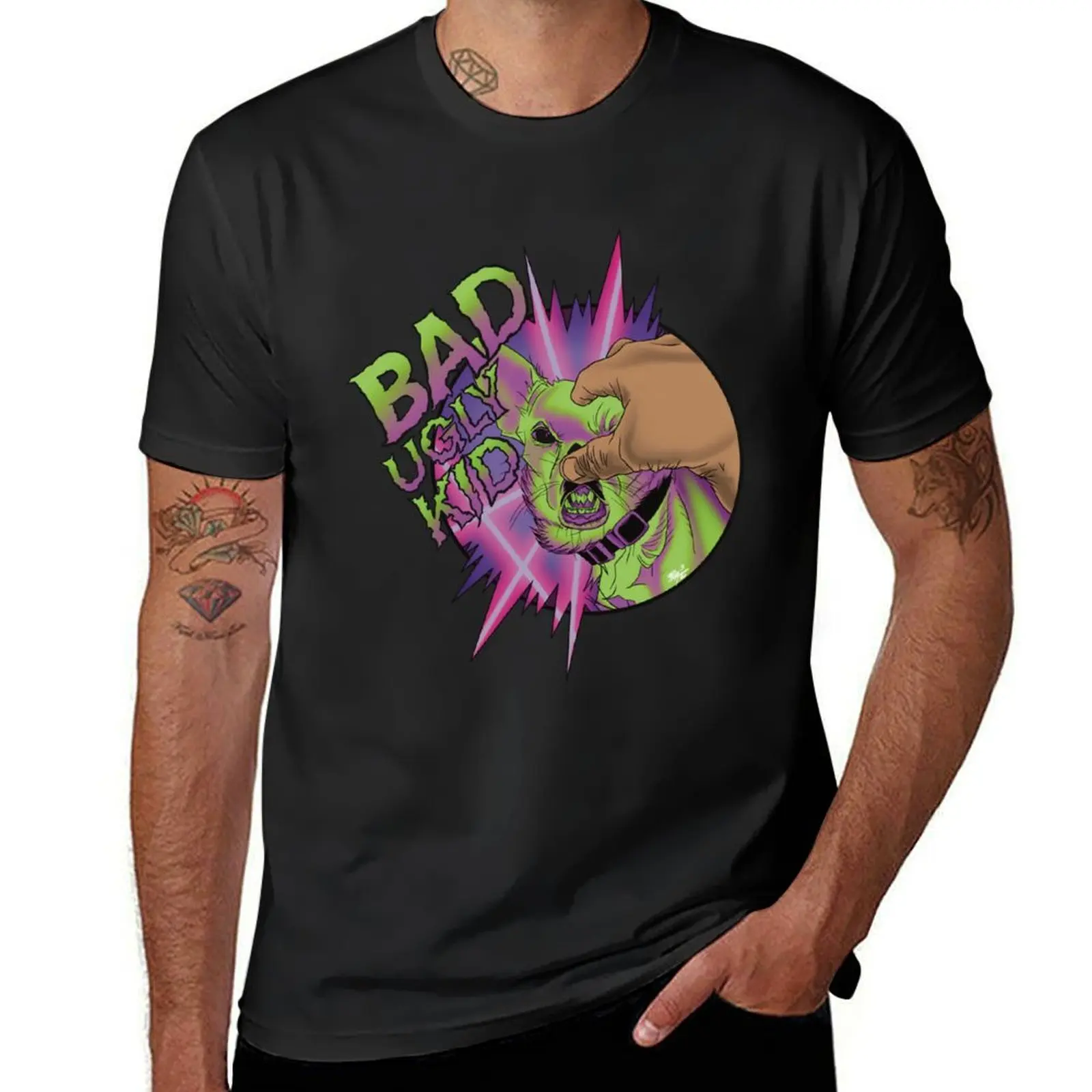 

Bad Ugly Kid Lasers T-Shirt tshirts personalised tops korean fashion fruit of the loom mens t shirts
