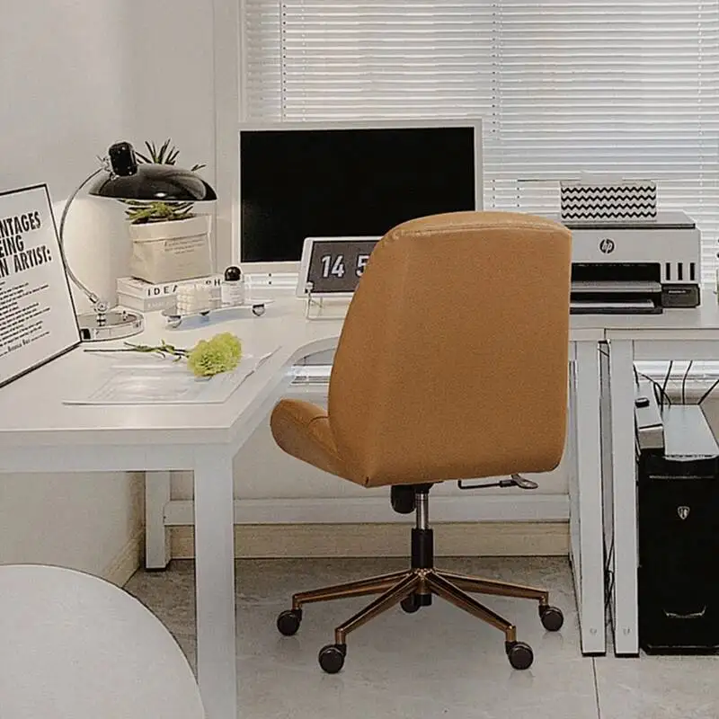 

Desk Ergonomic Office Chairs Study Living Room Leather Accent Office Chairs Computer Read Sillas De Escritorio Furniture Luxury