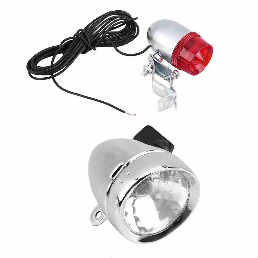 12V Voltage Friction Generator Kit 6W Power Friction Drive Motorized Bike Light Kit Generator Powered Bicycle Headlight Kit