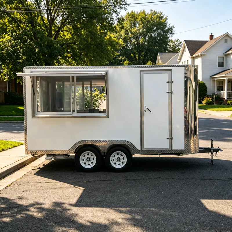 Custom Drivable Mobile Food Truck, Food Truck with Complete Kitchen Equipment
