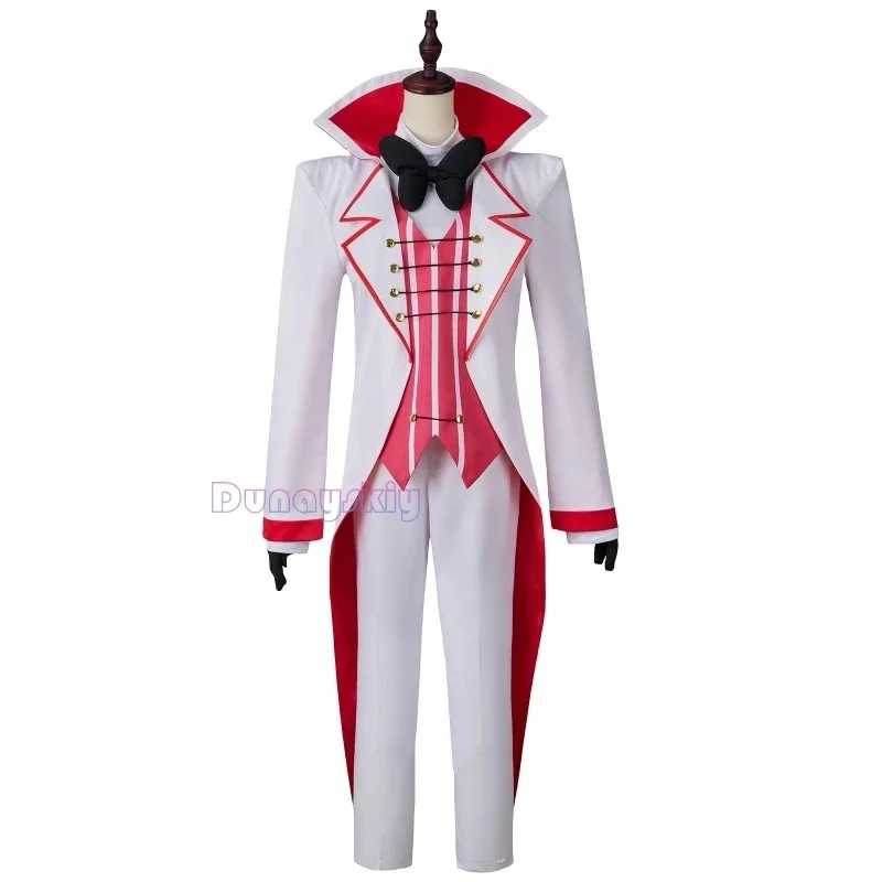 Anime Hazbin Lucifer Morning Star Cosplay Costume Hotel Clothes Uniform Cosplay Suit Uniform Daily Outfit Halloween Party Unisex