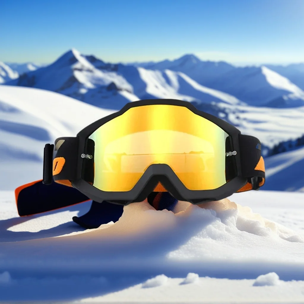 

​​Protective Motorcycle Goggles - Windproof Sandproof Eyewear for Ski & Off-Road Racing​​