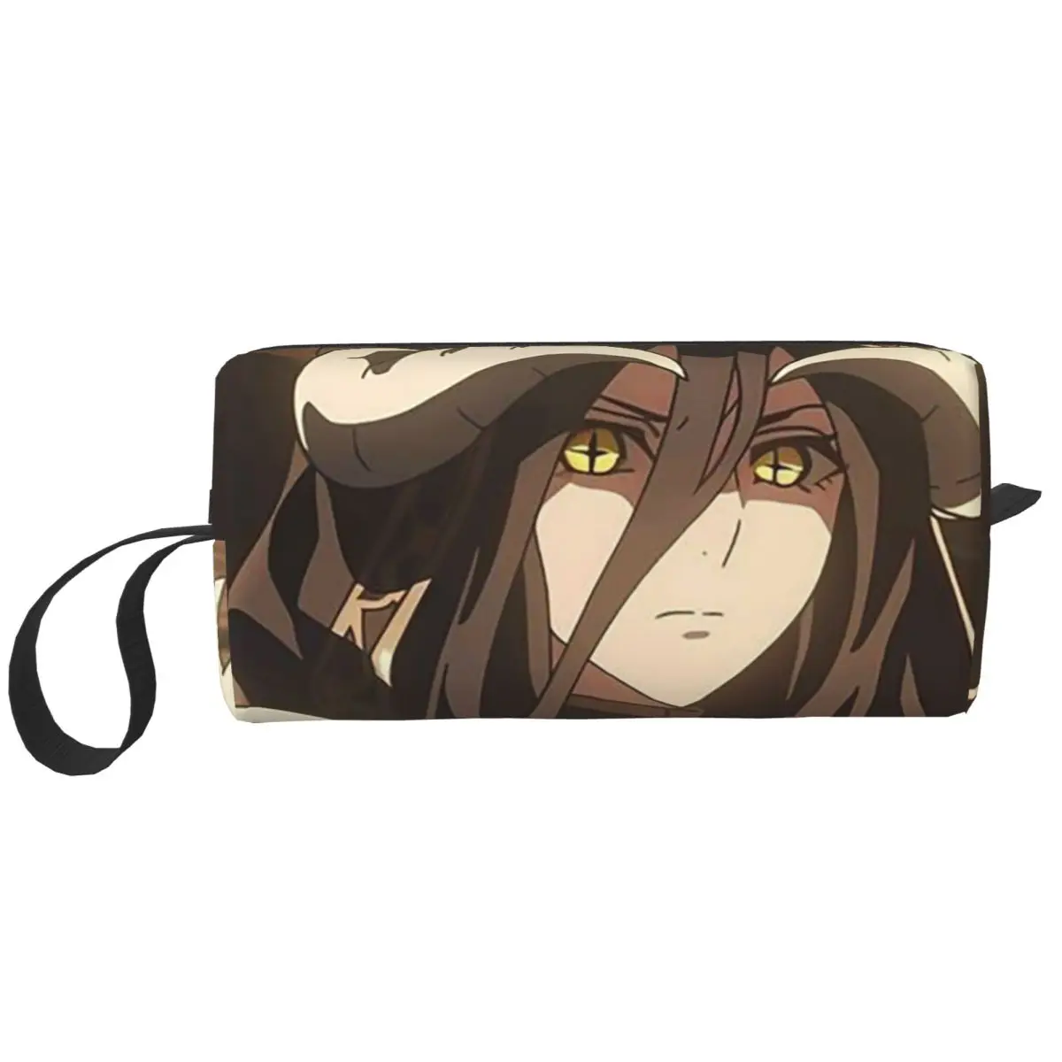 Adventure Anime Albedo Overlord Federmäppchen für Studenten, Geschenke, Stiftbox, Bleistiftbeutel, Schreibwaren, Reise-Organizer für Damen