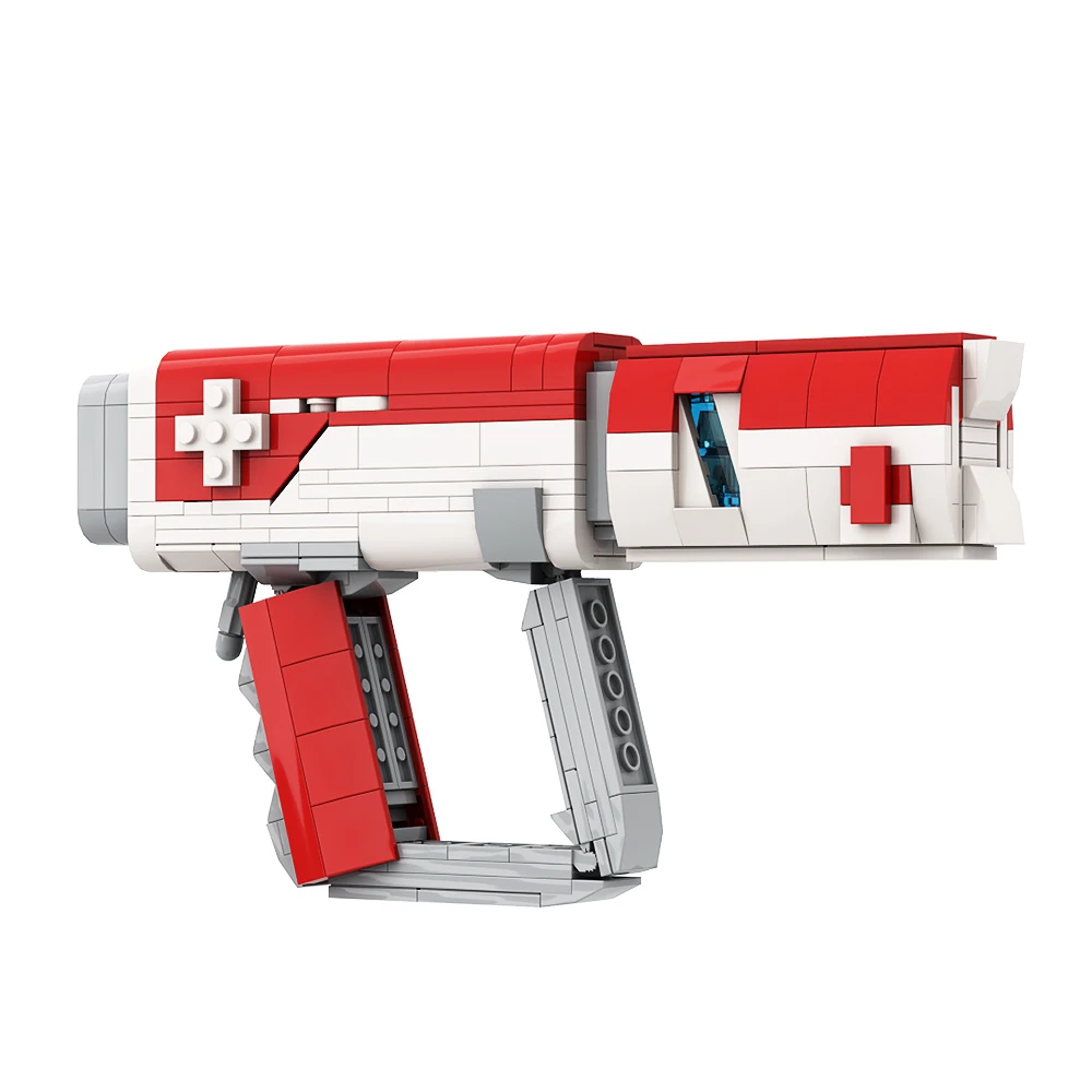 MOC Apex Legends Health Injector Prop Bricks Model Apex Red Medical Gun Apex Hero Building Blocks Set Toys For Children gifts