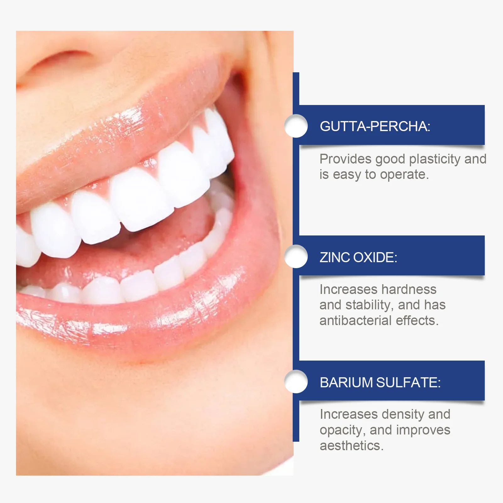 Moldable Solid Dental Cement: A Dental Cement for Shaping Teeth, Filling Teeth, and Replacing Missing Parts in Dentures.