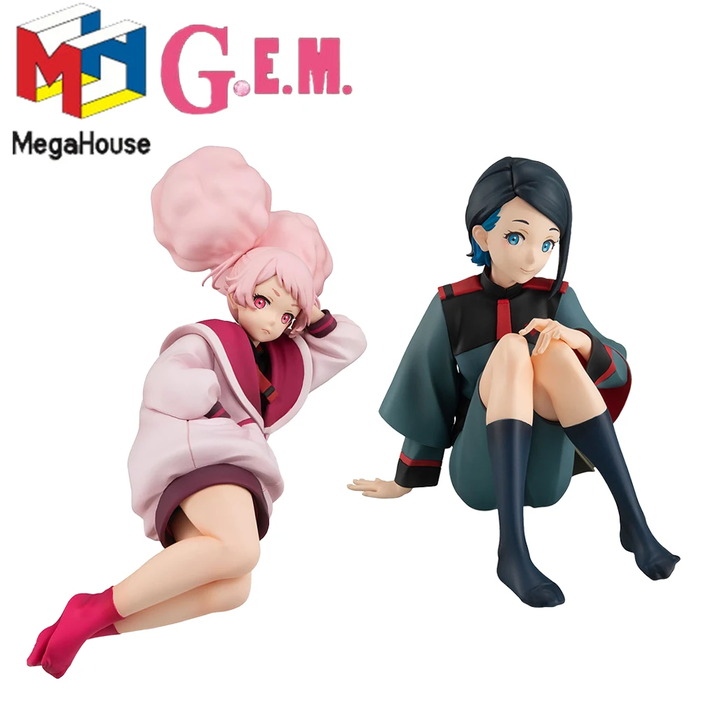 

In Stock Original Megahouse G.e.m. Mobile Suit Gundam: The Witch From Mercury Chuatury Panlunch Nika Nanaura Anime Waifu Figures