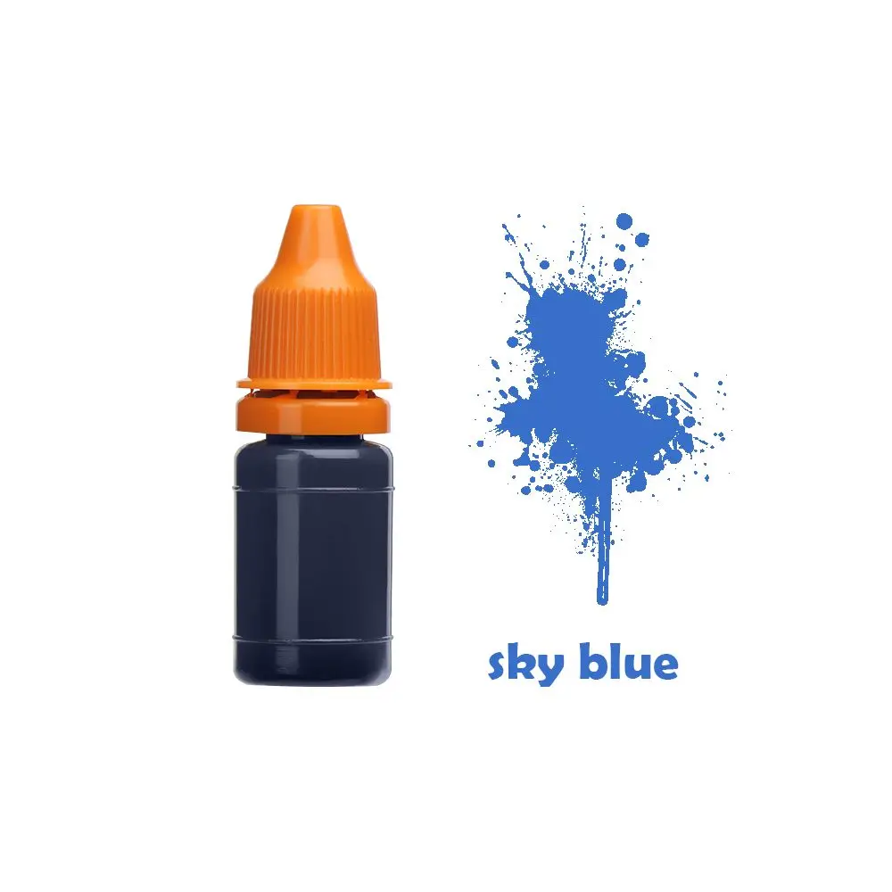 8ml 9 Color Useful Make Seal Inkpad Oil DIY craft Stamping Machine Flash Refill Ink Photosensitive Seal Scrapbooking