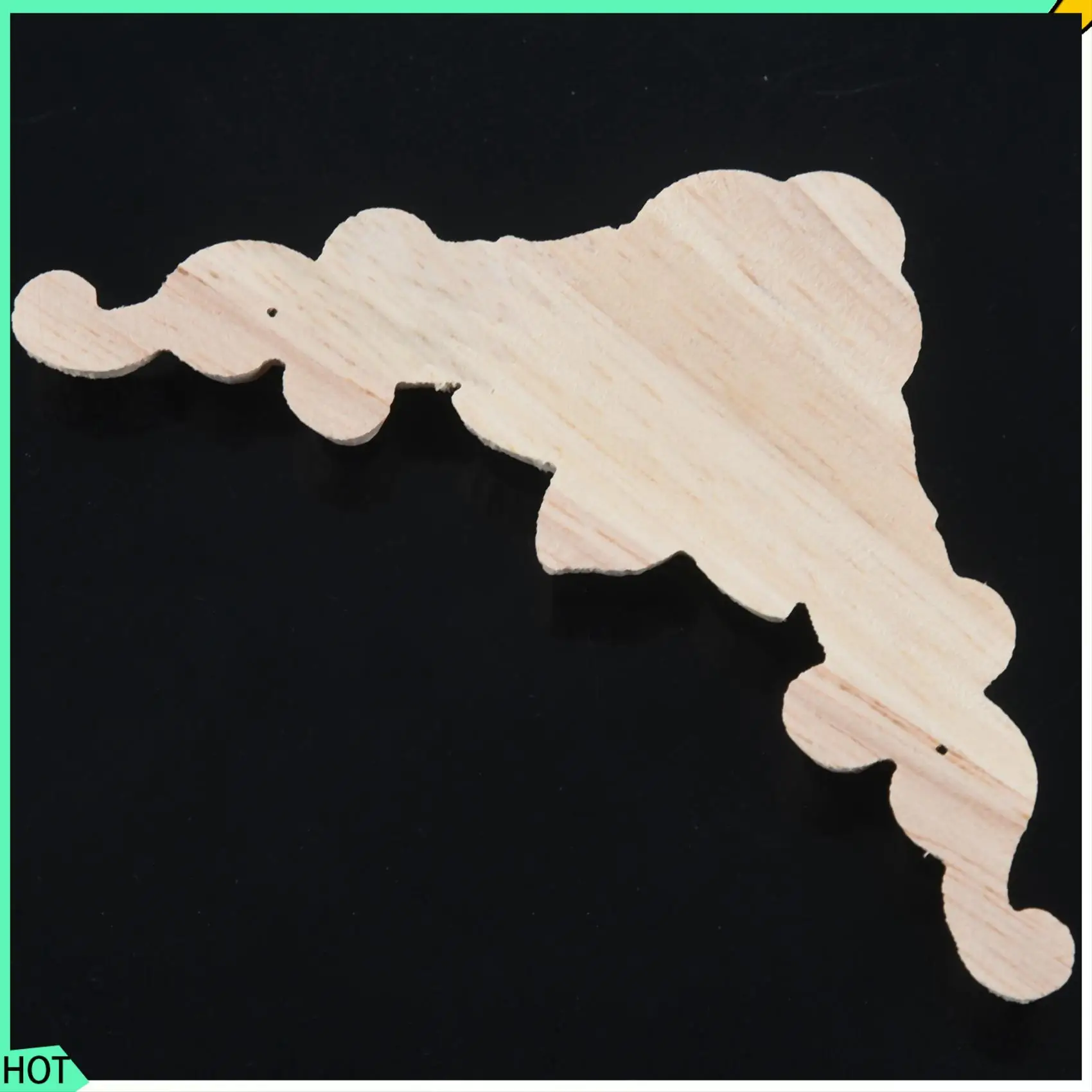 

AWAH 20Pcs 8 X 8Cm Wood Carved Corner Onlay Applique Door Cabinet Rose Unpainted European Style