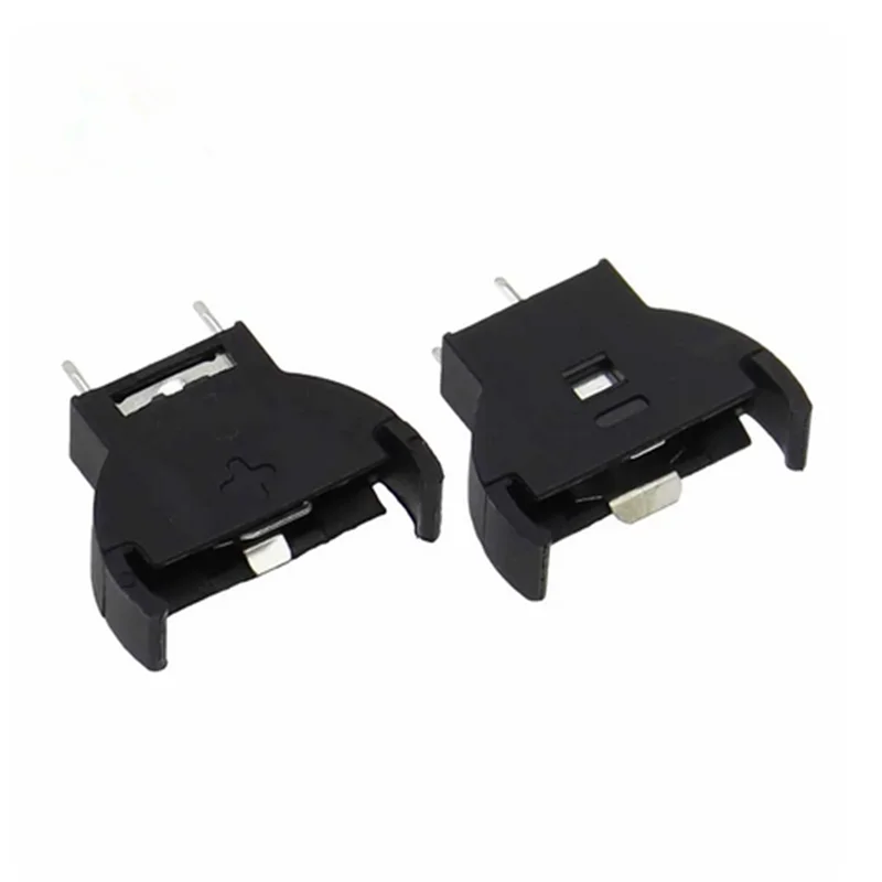10PCS CR2032 Battery Holder Coin Cell Button Socket Holder Case 3 Pin Solder Mounting Battery Boxes