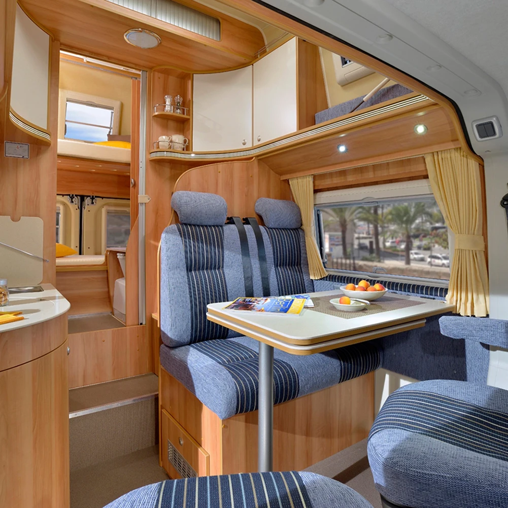 

Aluminum Alloy RV Table Wall Mount Rail Bracket 20 Inch with Buckles Detachable Design for Motorhome Camper Trailer Stable