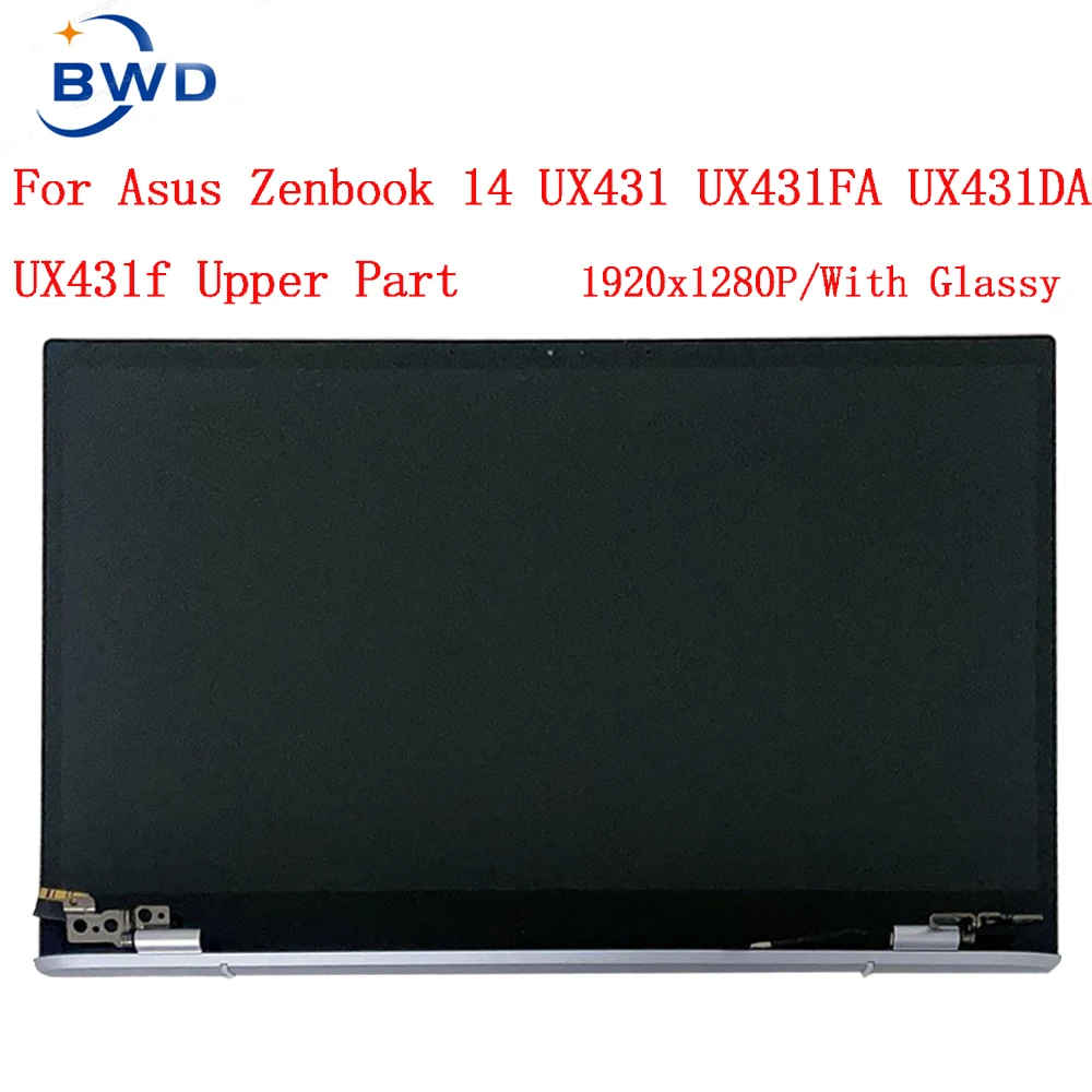 Original para Asus Zenbook 14 Ux431fa Ux431 Ux431f Ux431d Ux431da Fhd 1920×1080 14 Polegada Portátil Montagem da Tela Lcd Peças Completas Novo