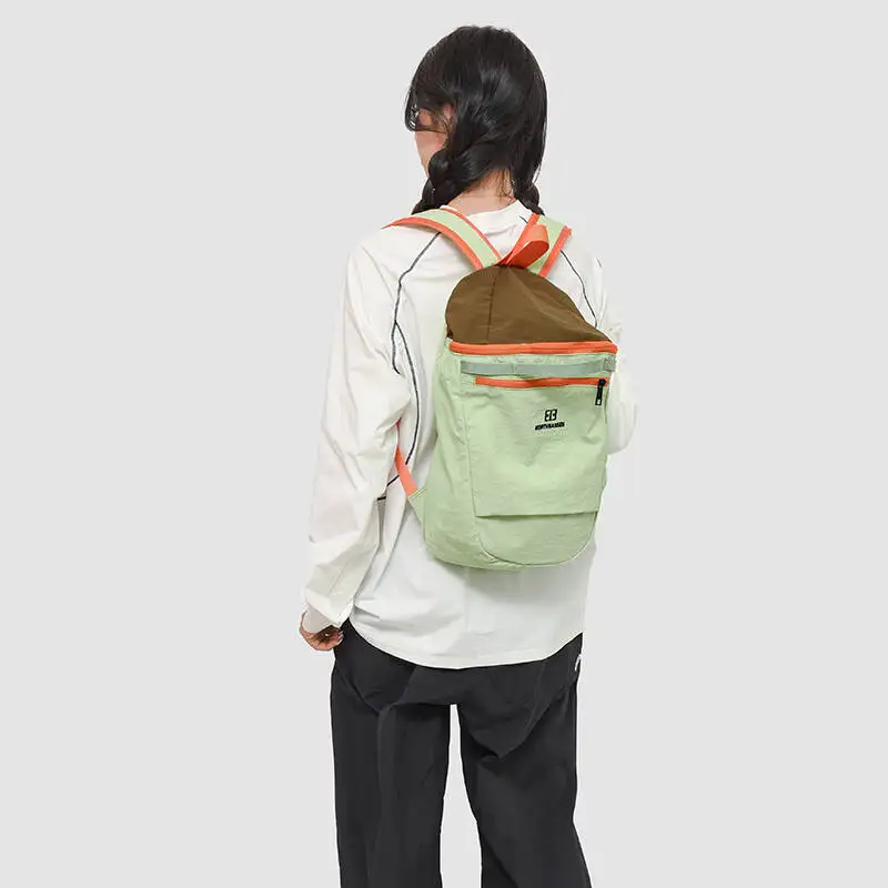 حقيبة ظهر صغيرة للمشي لمسافات طويلة مع حقيبة للرجال والنساء، حقيبة نهارية صغيرة خفيفة الوزن للسفر كاجوال للمشي لمسافات طويلة في الهواء الطلق خفيفة الوزن ومناسبة #2