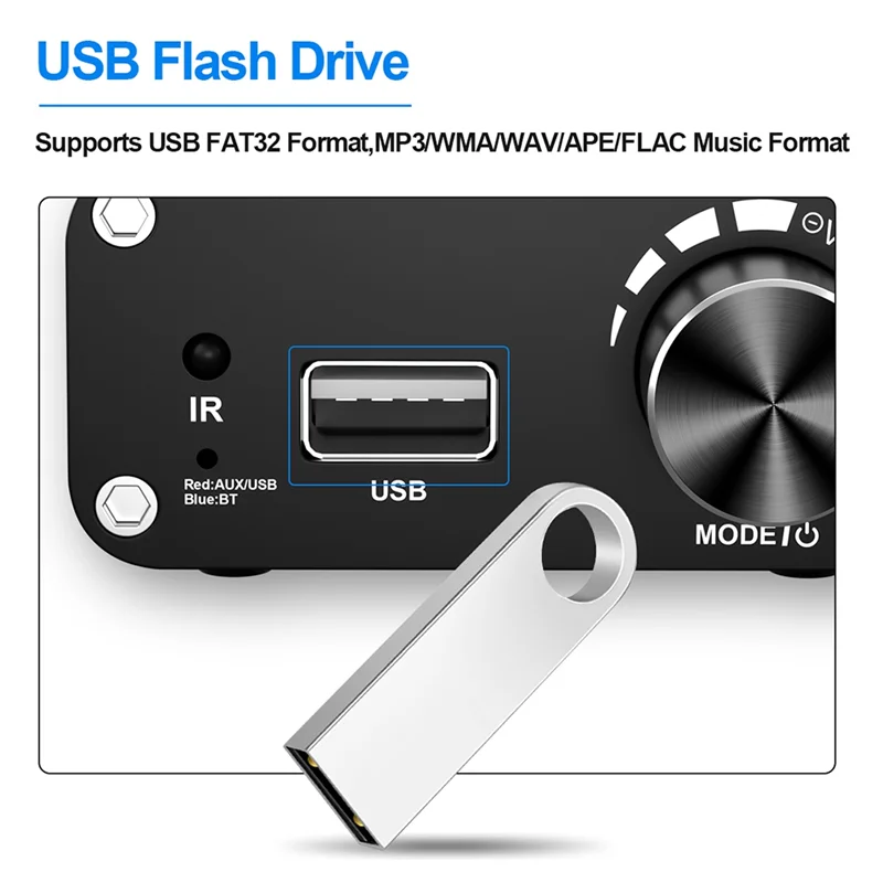 -A14E مضخم الصوت بلوتوث TPA3116 ستيريو 2.0 قناة فئة D مضخم المسرح المنزلي 200 واط مكبر الصوت الرقمي الطاقة