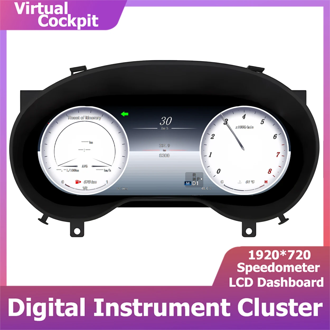 Linux System Digital Virtual Cockpit Instrument Cluster Unit For Mercedes Benz CLA/GLA-Class X156 C117 W117 2015-2018 Dashboard