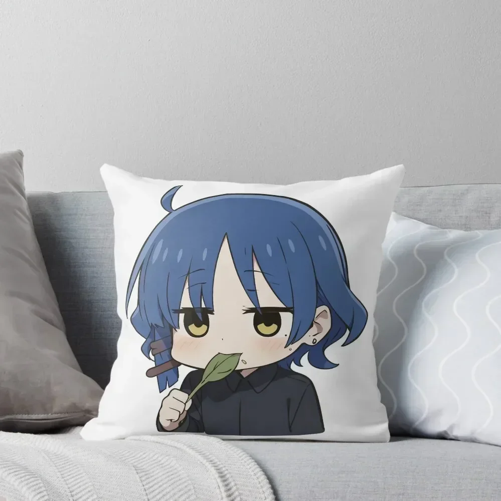 Chibi Ryo Yamada - Bocchi the Rock! Throw Pillow Pillows Aesthetic Cushions Home Decor pillow