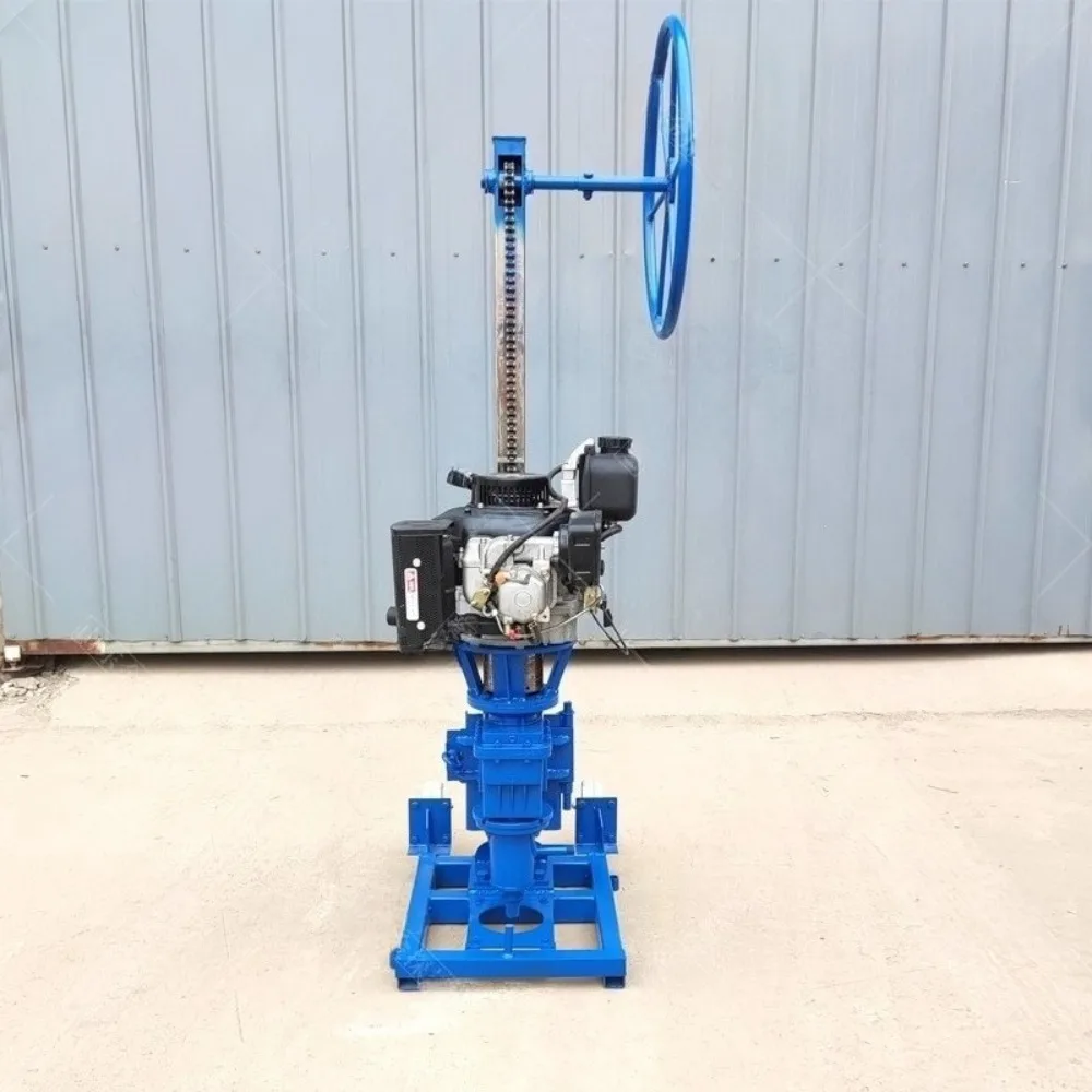 جهاز حفر الديزل العمودي بطول 30 مترًا، جهاز حفر صغير أساسي لاستكشاف أخذ العينات