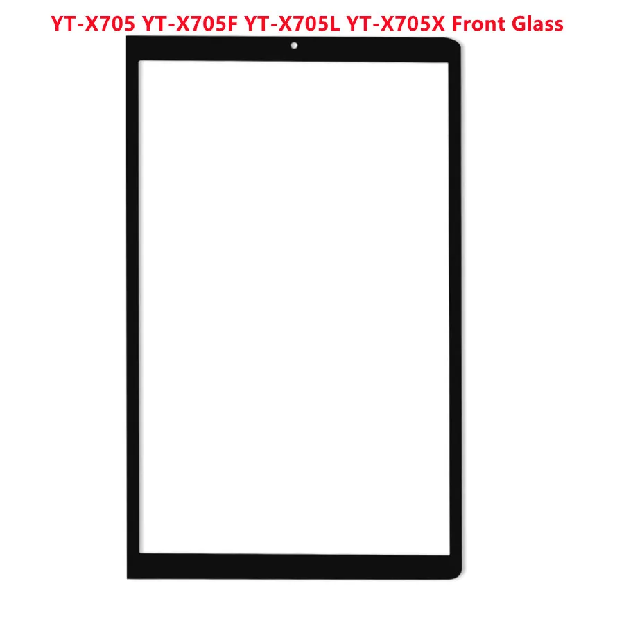 New Original LCD Display Outer Touch Glass For Lenovo Yoga Smart Tab YT-X705 YT-X705F YT-X705L YT-X705X Front Glass With OCA