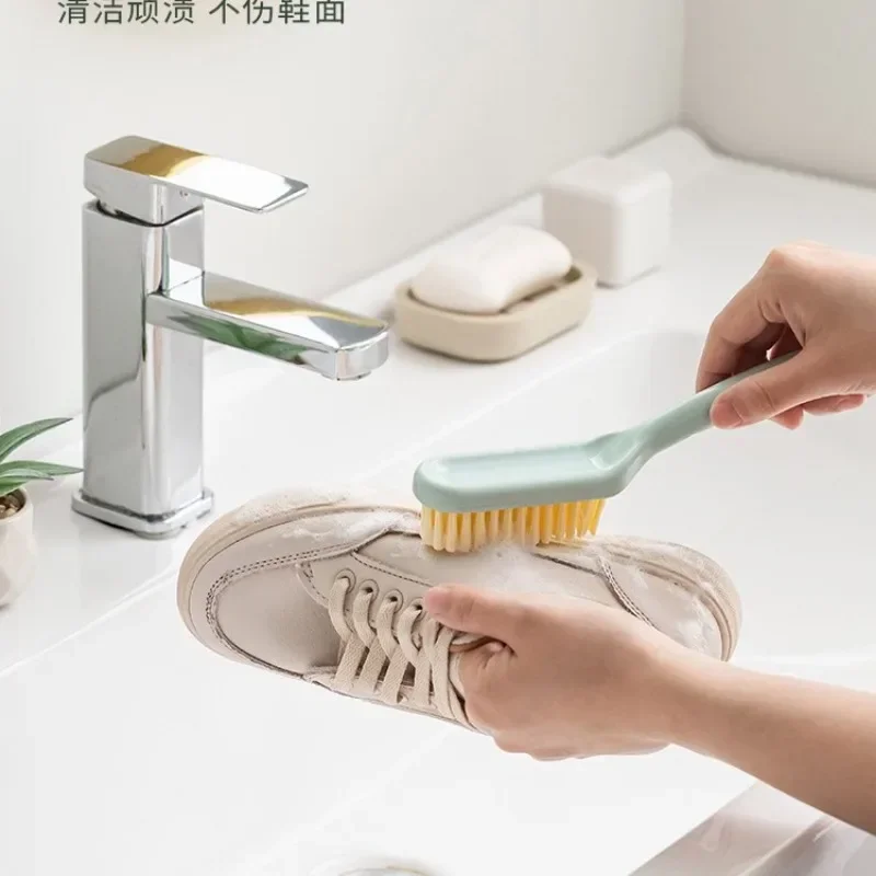 Multifunctional Home Laundry Brush Colored Soft Fur Shoe Brush Clothes Cleaning Crush and Shoe Brush Without Damaging Shoes