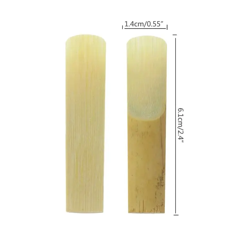 10pcs/box Soprano Saxophone Strength, Bamboo Woodwind Piece 2.5 Musical Instrument Parts