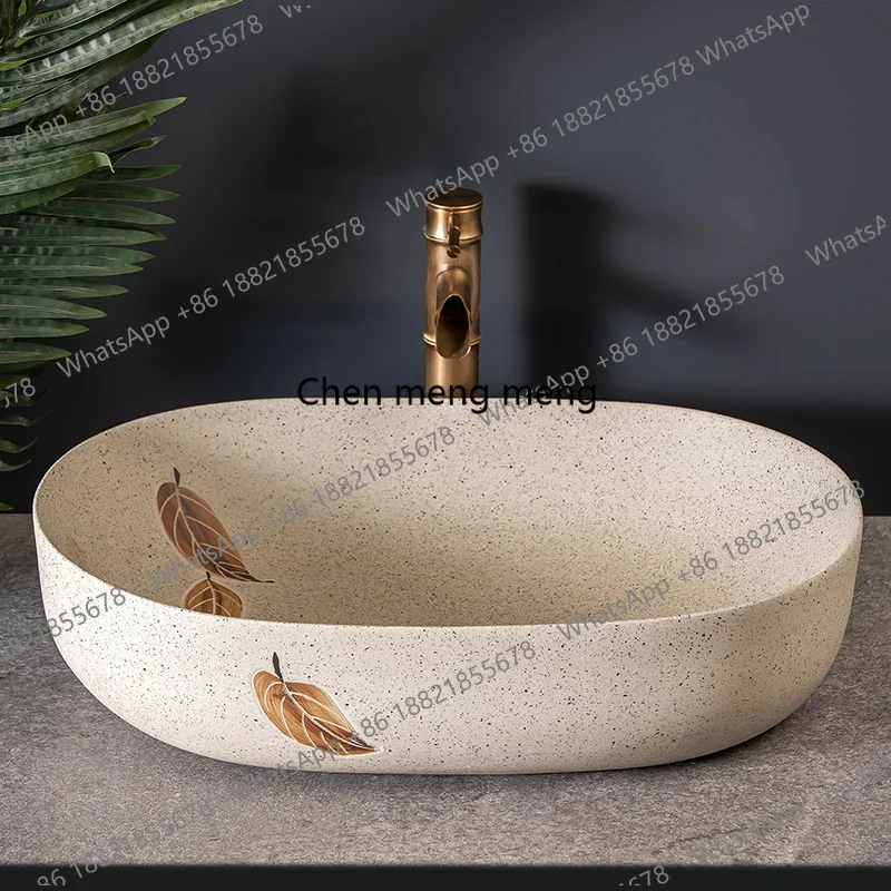 L07 Chinesisches Waschbecken, antikes Hotelwaschbecken, Toilette, Haushaltswaschbecken, Retro-Keramikwaschbecken