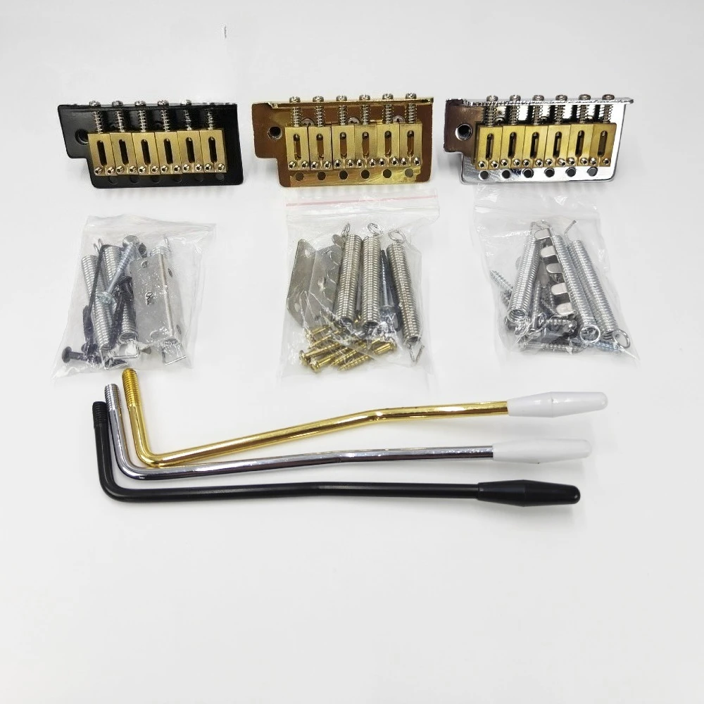 

Набор гитарных бриджей — латунное тремоло и седло с одним замком Whammy Bar для электрогитары ‌