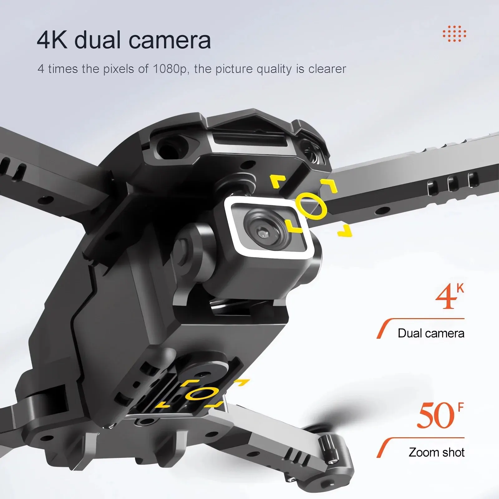 New S128 Mini Drone 4K Professional HD Dual Camera Three-Sided Obstacle Avoidance Air Pressure Fixed Height Foldable Quadcopter