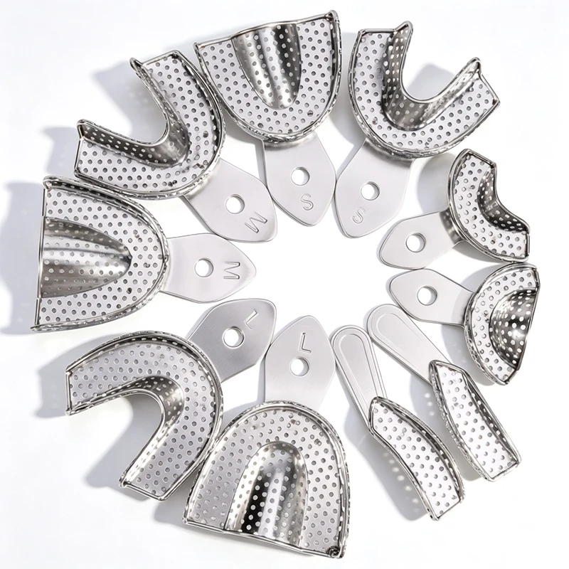 1 pair Stainless steel braces, various types of orthodontic materials, dental cleaning tools, dental intraoral supports