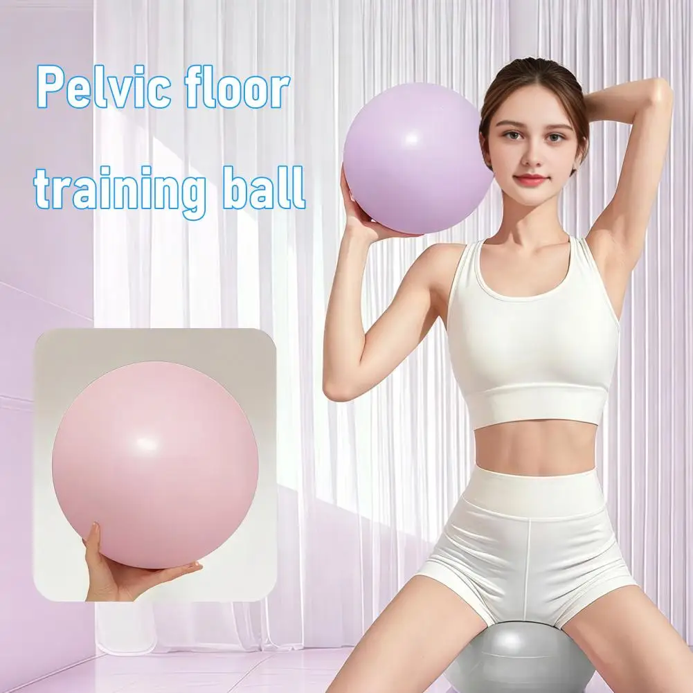 25cm Pilates Exercise Ball Pelvic Floor Muscle Barre Yoga Core Strength Physical Therapy Stability Fitness Ball Home Gym Ball