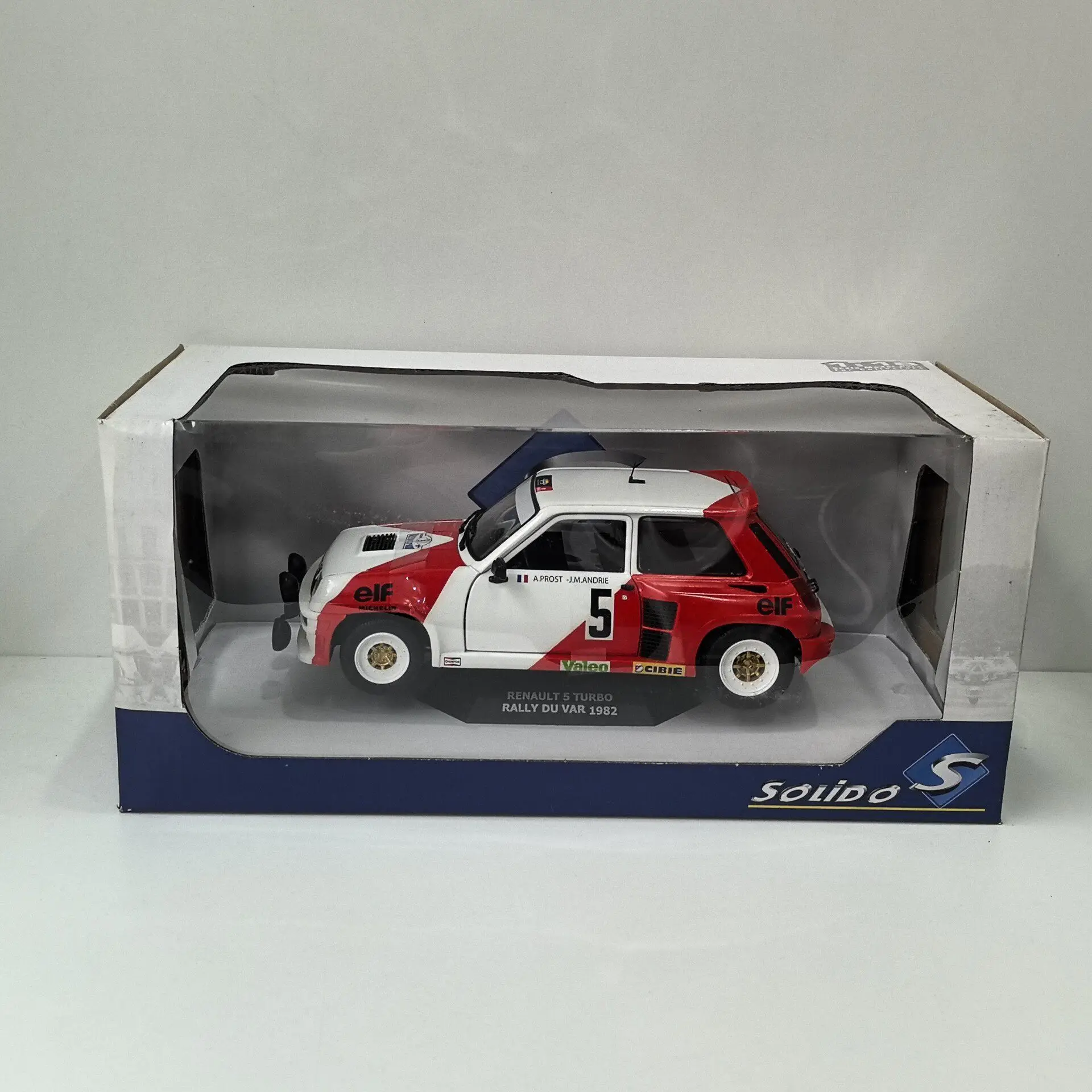 

Diecast SOLIDO 1/18 Scale RENAULT 5 TURBO #5 47 Alloy Car Model
