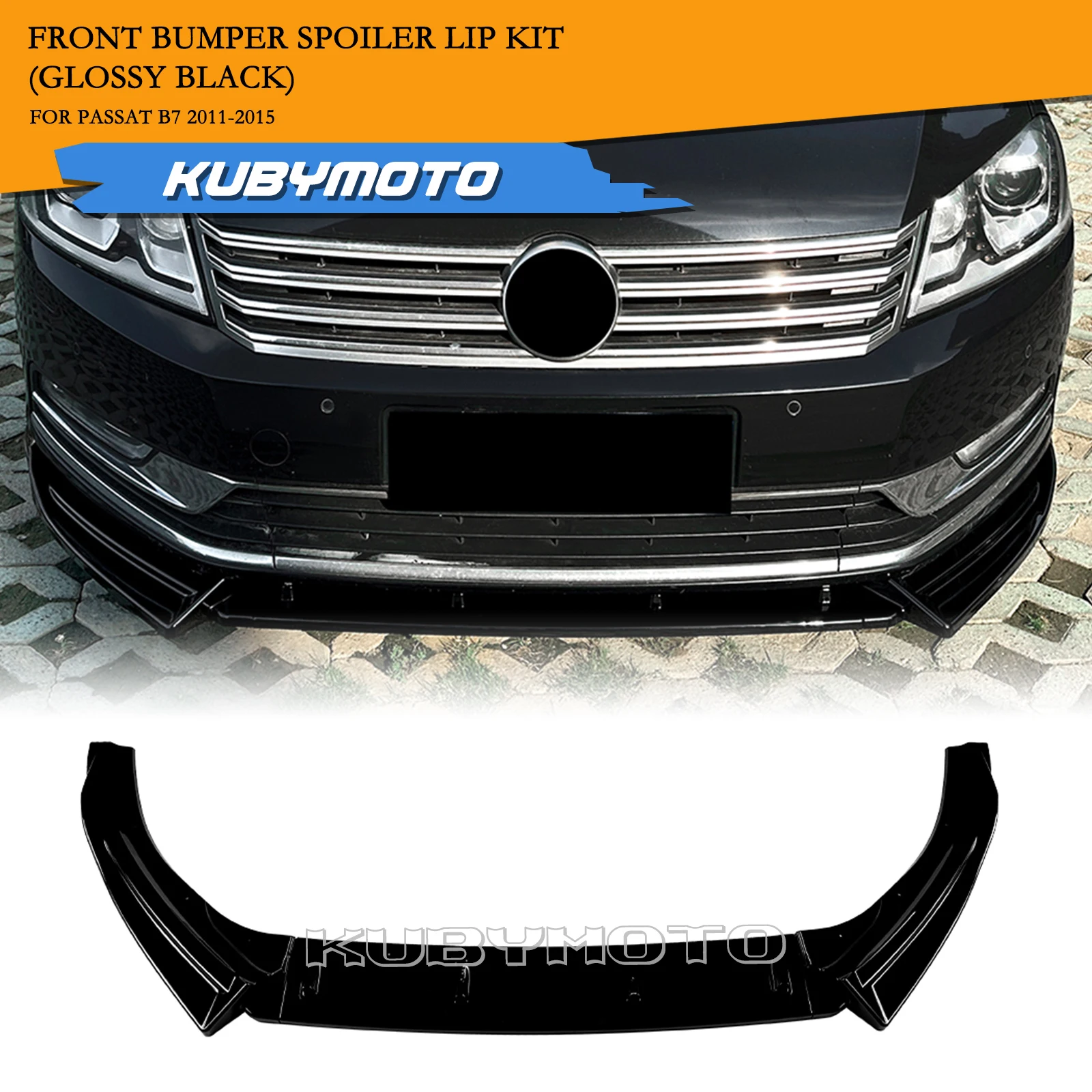 

Автомобильный передний спойлер для нижнего подбородка, разделитель, защита для Volkswagen VW Passat B7 2011-2015, стандартная версия